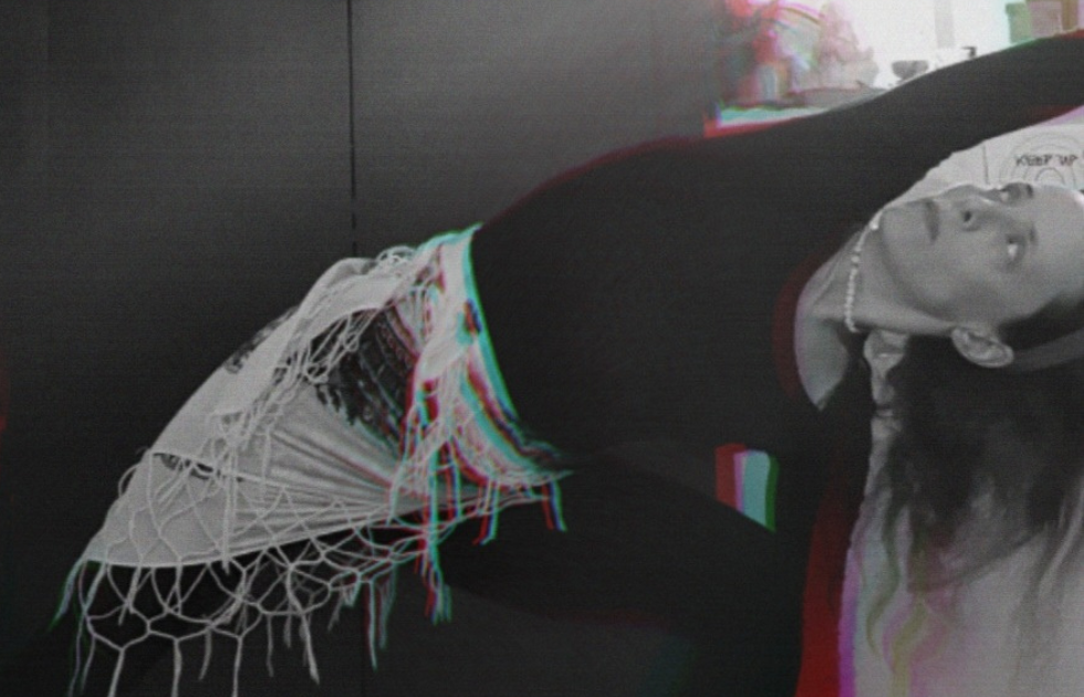 étirement latéral pose de yoga