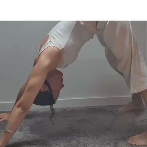 Adho mukha svanasana, chien tête en bas